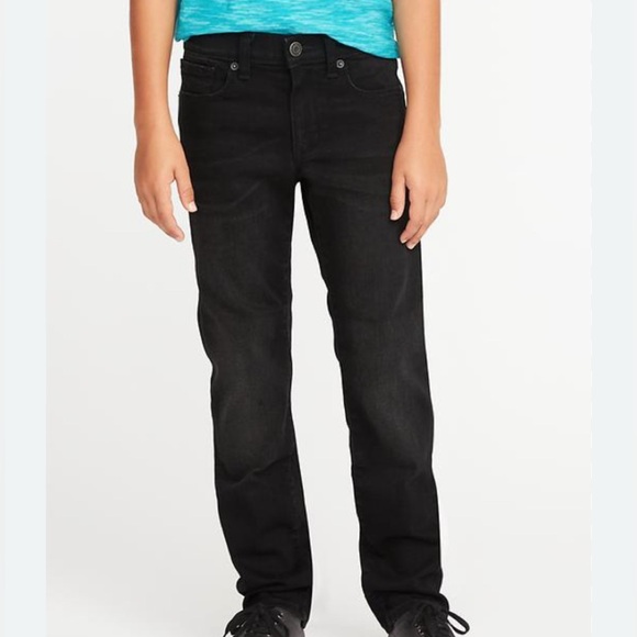 Old Navy boys Karate Built-In Flex Max Slim Black Jeans for Boys size 14 - Picture 1 of 3